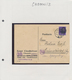 Deutsche Lokalausgaben Ab 1945: 1945, Zwei Alben Mit Briefen, Belegen, Paketkarten Und Ausschnitten, - Other & Unclassified