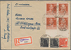 Delcampe - Alliierte Besetzung - Gemeinschaftsausgaben: 1947/1948, Partie Von 50 Briefen Und Karten Mit Frankat - Other & Unclassified
