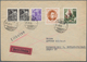 DDR: 1953/1961, Meist Bis 1955, Posten Von Ca. 250 Briefen Und Karten Mit Frankaturen Sondermarken U - Collections