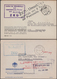DDR - Dienstmarken: 1948/1972 (ca.), über 400 Behörder- Und Geschäftsbriefe In Drei Alben, Einige Mi - Other & Unclassified
