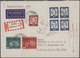 Delcampe - Berlin: 1948/1966, Schöner Posten Von 23 Einzel-, Mehrfach- Und Mischfrankaturen, Beginnend Mit Zwei - Unused Stamps