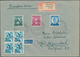 Delcampe - Französische Zone - Baden: 1946/1949, Partie Von 43 Briefen/Karten Mit Frankaturen Freimarken Und Au - Other & Unclassified
