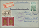 Saarland Und OPD Saarbrücken: 1947 - 1959 (ca.), Posten Von über 100 Belegen Mit FDC, Zensur, Einsch - Other & Unclassified