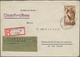 Delcampe - Saarland (1947/56): 1945/1958, Partie Von 60 Bedarfs-Briefen/-Karten Ab Etwas Gebühr Bezahlt Und Frz - Nuovi