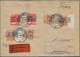 Bizone: 1948/49, Interessanter Posten Von Ca. 280 Belegen Ab Währungsreform Mit Schönen 10-fach Fran - Autres & Non Classés