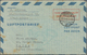 Bizone - Ganzsachen: 1948/1952, Partie Von Neun Nach Israel Gelaufenen Luftpostleichtbriefen (vier B - Autres & Non Classés
