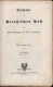 Philatelistische Literatur - Allgemeines - Thema Post: 1859, "GESCHICHTE DER PREUSSISCHEN POST Von I - Other & Unclassified