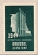 FRANCE - Env Cachet Temporaire "18eme Salon De L'Aéronautique 1949 Paris + Vignettes Foire Internationale Bruxelles 1949 - Lettres & Documents