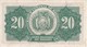 BILLETE DE BOLIVIA DE 20 BOLIVIANOS DEL AÑO 1928  SERIE Z4 EN CALIDAD EBC (XF) (BANKNOTE) - Bolivia