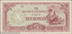 TWN - BURMA 16a/b - 10 Rupees 1942 Block BA AU/UNC - Myanmar