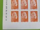 Timbre France - Coin Daté De 6 Timbres - Marianne L'engagée - Autocollant - 1 € Orange - Neuf - 2018 - YT N° 1600 - 2010-2019