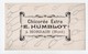 - CHROMO Chicorée Extra E. HUMBLOT, à HORDAIN (Nord) - Carte Géographique MADAGASCAR - - Tea & Coffee Manufacturers