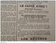 Delcampe - WW1 JOURNAUX DE GUERRE Du 15 Août 1914 / LE MÉMORIAL DE LA LOIRE ET HAUTE LOIRE / ENTRE DES FRANCAIS EN BELGIQUE - Documents Historiques