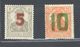 Poland - 1919 Postal Stamps For Poznan Mint Hinged Michel No. 135-6 - Nuovi