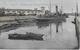 BELGIQUE -   1910 -  OSTENDE-   LA MINQUE AUX POISSONS ET BATEAU TIBURY -  CARTE COLORISEE  - VOIR VERSO - Oostende