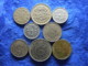 LUXEMBOURG 10 CENTIMES 1901  25 CENTIMES 1927, 1954, 1970, 1 FRANC 1946, 1952, 2 FR. 1924, 5 FR. 1986 (8) - Luxembourg