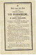 IEPER - Virginia VAN OVERSCHELDE - (Wwe J. Dunslaeger) - Overleden 1861 - Santini