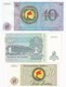 ZAire  3 X 10 Zaire  1977  1985  1993  All UNC - Autres - Afrique