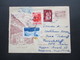 Bulgarien 1959 Ganzsachen Umschlag Mit 3 Zusatzfrankaturen Luftpost In Die DDR - Covers & Documents