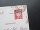 Frankreich 1942 Ganzsache P 98 Soldatenbrief 2. WK 5e Comp 4e Section Caserne Blandan ?! Lyon Rhone - Cartas & Documentos