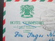 Spanien 1960 Hotelumschlag Hotel Condestavel Lisboa Verwendet Auf Teneriffa Hotel Martianez Nach Leverkusen - Brieven En Documenten