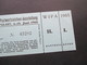Österreich Wipa 1965 Ungebrauchte Eintrittskarte Hofburg Messepalalast / Blaue Karte! Mit Kontroll Kupon - Cartas & Documentos