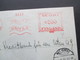 Finnland 1932 Freistempel Einschreiben Helsinki Helsingfors Nach Hamburg Mit Ak Stempel Hamburg 1 Einschreibzustellung - Covers & Documents