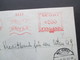 Finnland 1932 Freistempel Einschreiben Helsinki Helsingfors Nach Hamburg Mit Ak Stempel Hamburg 1 Einschreibzustellung - Lettres & Documents