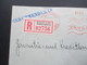 Finnland 1932 Freistempel Einschreiben Helsinki Helsingfors Nach Hamburg Mit Ak Stempel Hamburg 1 Einschreibzustellung - Storia Postale