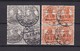 Deutsches Reich - 1916 - Michel Nr. 98/99 - Viererblocks - Gest. - 40 Euro - Usados