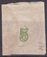 GREECE 1875-80 Large Hermes Head On Cream Paper 5 L Green Vl. 63 - Gebruikt