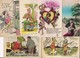 Delcampe - BEAU LOT DE 1000 CPA FANTAISIES DIVERSES : PAQUES 1er AVRIL  ENFANTS COUPLE FEMME GAUFFREES FLEURS BONNE ANNEE.... - 500 CP Min.