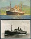 2 X Norddeutscher Lloyd Bremen "Sierra Cordoba" Postcards. NDL Ship, Arctic Circle - Paquebote