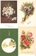 LOT 01 - 80 Cartes CPA , GREETINGS , FLOWERS , PERIOD 1920-1970 - 5 - 99 Postkaarten