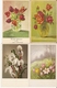 Delcampe - LOT 01 - 80 Cartes CPA , GREETINGS , FLOWERS , PERIOD 1920-1970 - 5 - 99 Postkaarten