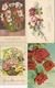 Delcampe - LOT 01 - 80 Cartes CPA , GREETINGS , FLOWERS , PERIOD 1920-1970 - 5 - 99 Postkaarten