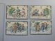 CHROMO DECOUPIS Gaufré Grand Format: NOEL Lot 4 Différents Même Série - Enfant Sapin Neige Guirlande Jouet Jeu Cadeau - Motif 'Noel'