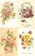 Delcampe - LOT 02 - 80 Cartes CPA , GREETINGS , FLOWERS , PERIOD 1920-1970 - 5 - 99 Postkaarten