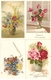 Delcampe - LOT 02 - 80 Cartes CPA , GREETINGS , FLOWERS , PERIOD 1920-1970 - 5 - 99 Postkaarten