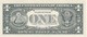 BILLETE DE ESTADOS UNIDOS DE 1 DOLLAR DEL AÑO 1988 A LETRA F ATLANTA CALIDAD EBC (XF) (BANK NOTE) - Biljetten Van De  Federal Reserve (1928-...)