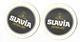 2 SOUS-BOCKS---SLAVIA Extra Dry---( Biere Bier Beer )--voir 2 Scans - Sous-bocks