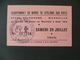 TICKET CHAMPIONNAT DU MONE DE CYCLISME SUR PISTE MARSEILLE 1972  VELO - Tickets D'entrée