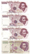 50000 Lire Bernini I° Tipo Serie A + B + D + II° Tipo Serie A Lotto.3128 - 50000 Lire