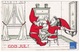 Carte Postale Ancienne Suède Joyeux Noël God Jul Lutin Bonnet Père Rouge Dentiste Arracheur De Dent Scandinave A32-59 - Other & Unclassified