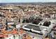 65 .n° 21363 . Tarbes . La Place Et La Halle Marcadieu . Vue Generale Aerienne . Cpsm .10.5 X 15cm . - Tarbes