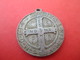 Petite Médaille Religieuse Ancienne/Saint Benoit/Aluminium/Fin XIXéme      CAN594 - Religion & Esotérisme