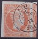 GREECE 1862-67 Large Hermes Head Consecutive Athens Prints 10 L Orange / Bluegreen Thin Paper Vl. 31 E - Usati