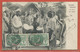 HAUT SENEGAL ET NIGER CARTE POSTALE AFFRANCHIE DE KAYES DE 1909 POUR SARLAT - Brieven En Documenten