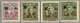 */o. Gummi 1942, 4 C., 8 C., Full Set Of (4), Dr. Sun And Martyrs With HOPEH Opt And Fall Of Singapore Commemorative Iss - Sonstige & Ohne Zuordnung