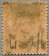 * 1892, 4 A. On 24 A., Purple And Blue, With Variety Small PART OF THAI SURCHARGE OMITTED And Part Of DOUBLE IMPRESSION  - Thailand